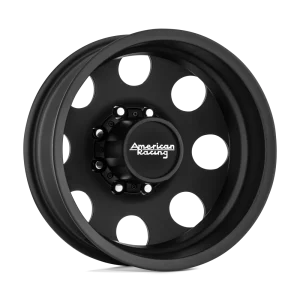 American Racing – AR204 BAJA DUALLY – Black – 16″x6″ -134mm – All weather Wheels – AR204660807134N